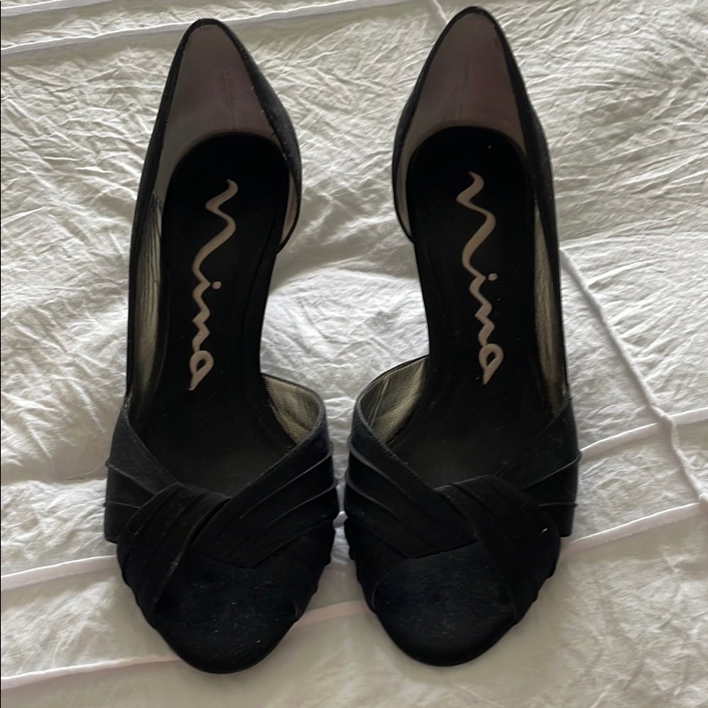 Nina Elegant Black Heels for Women